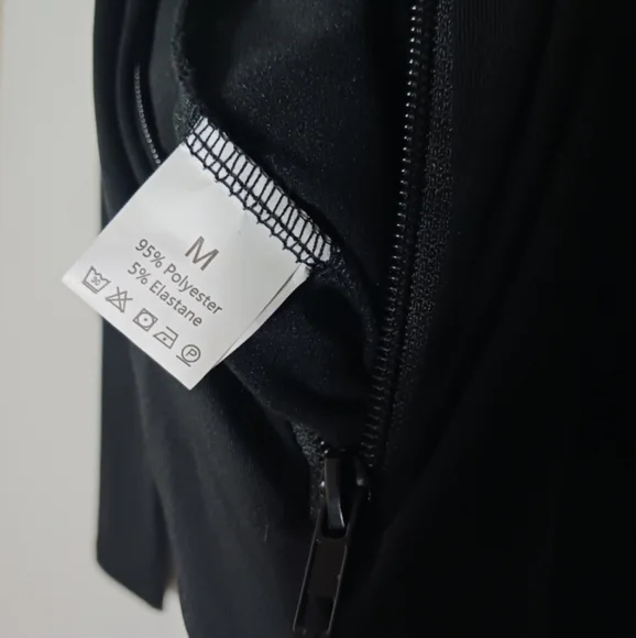 Women's One Piece Jumpsuit Long Sleeve High Neck Bodycon Tight Full length - Picture 3 of 10